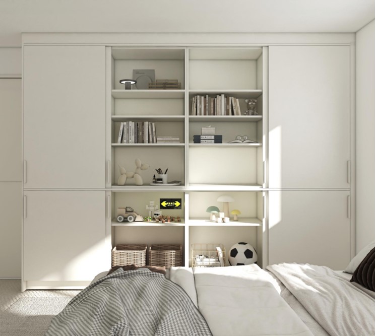 CLASSIC Sliding Door Bookshelf 
