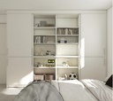 CLASSIC Sliding Door Bookshelf 