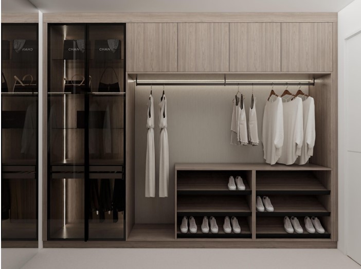 PANO Walk-in Wardrobe 3m x 1.5m (doors not included)