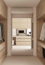PANO Walk-In Wardrobe - T Shape (W2100, 1400 x 2)