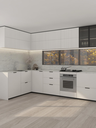 NERO L Shape Kitchen 4000 x 2000