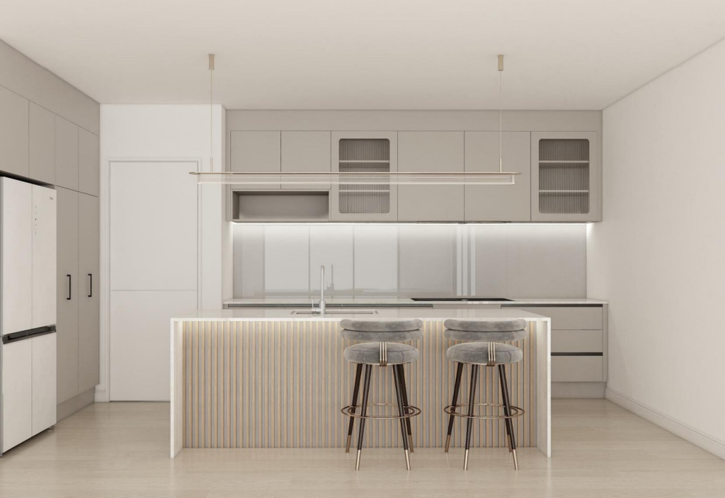 CLASSIC Kitchen W3390, Pantry 2110, Island 2458