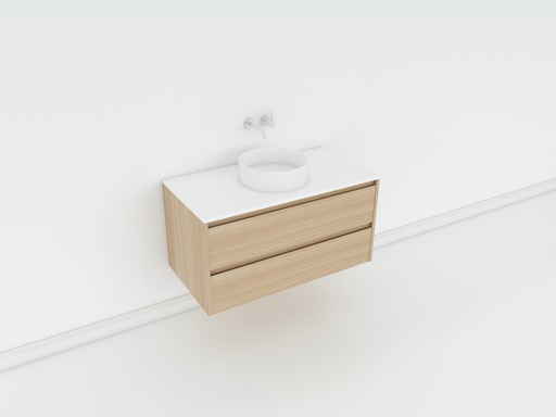 CLASSIC Vanity | Wall Hung Double Drawer W600-1200mm