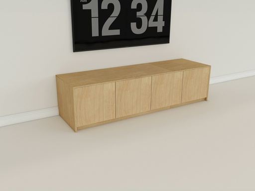 CLASSIC TV Cabinet | Floor standing | 4 Doors W1800mm 
