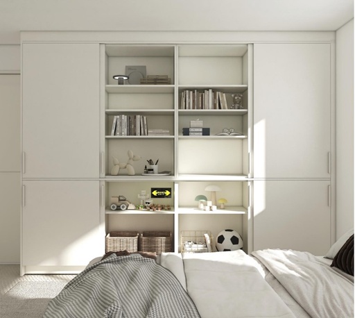 CLASSIC Sliding Door Bookshelf 