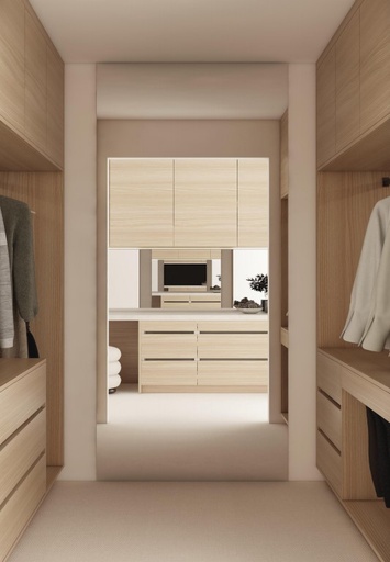 PANO Walk-In Wardrobe - T Shape (W2100, 1400 x 2)