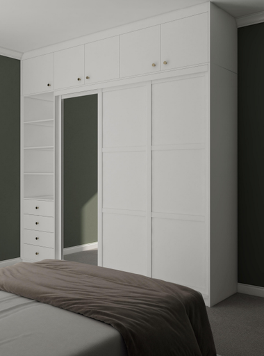 VIENNA Freestanding Wardrobe with sliding doors  W2800 