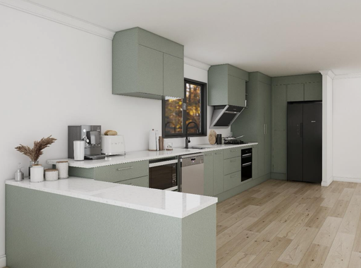 CLASSIC Kitchen U Shape W6545 x W2000