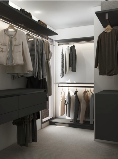 PANO Walk In Wardrobe - 1830, 1080, 700
