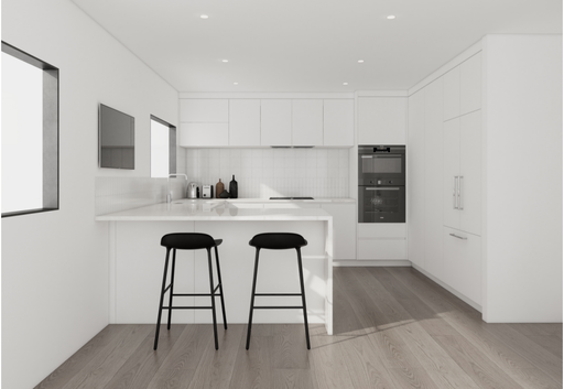 CLASSIC Kitchen U shape with island W3250 x 3553 x 2878