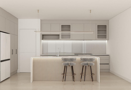 CLASSIC Kitchen W3390, Pantry 2110, Island 2458