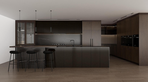 NERO Kitchen L Shape W5542 x W2280