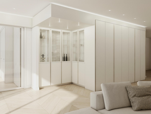 Bar & Staircase Storage Cabinet | Bar W1900x 1190, Staircase W3600