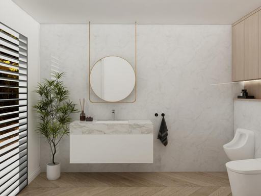 DUNE Vanity with Side Storage | Vanity W1100, Side Storage W1610